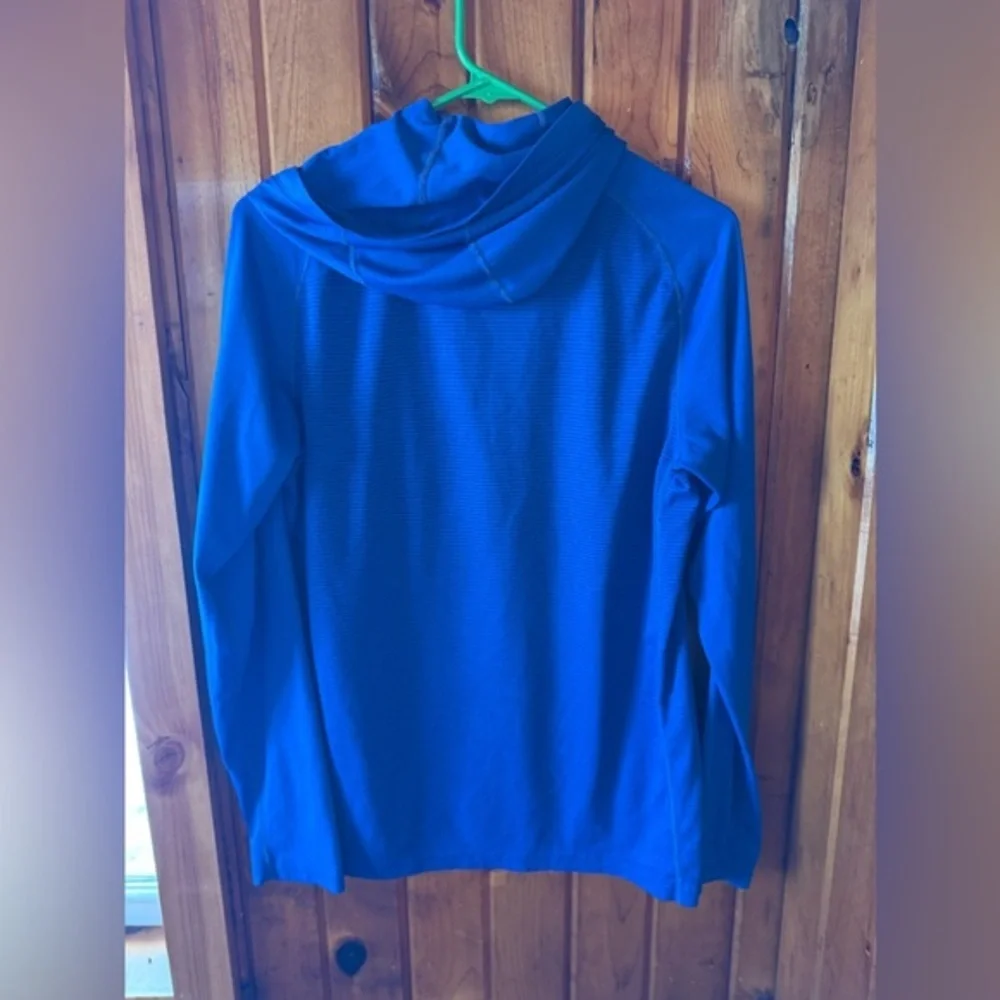 Nike Dri-FIT Hoodie Pullover‎ Long Sleeve Athletic Top Blue Medium